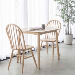 Bộ Bàn Ăn 2 Ghế Gỗ Sồi Tự Nhiên MOHO VERONA 901 - 